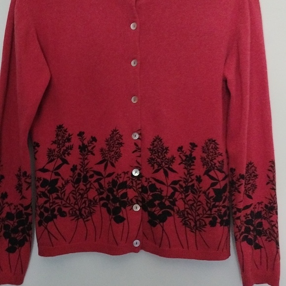 ZZ Silk button down sweater top size L - Picture 3 of 15